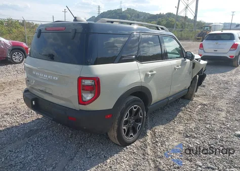 2025 Ford Bronco Sport Outer Banks из США, поврежденный, VIN 3FMCR9CN8SRE17167